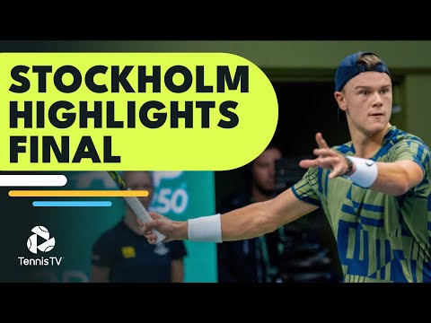 Holger Rune vs Stefanos Tsitsipas For The Title 🏆 | Stockholm 2022 Highlights Final