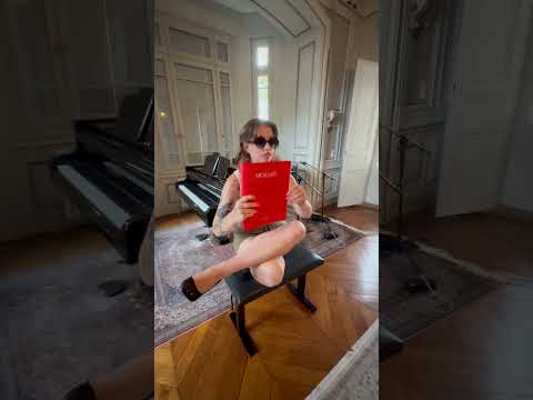 Balancing Mozart really be like… 😅 #pianist #piano #mozart