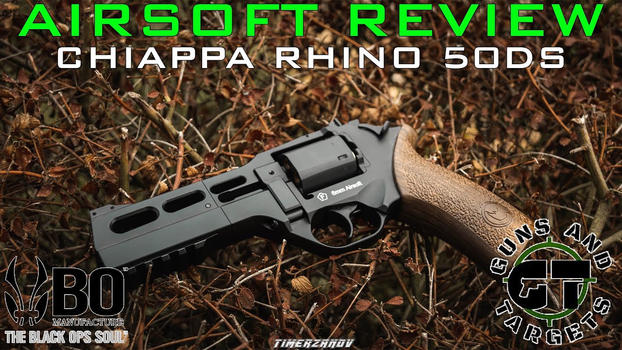 Airsoft Review #67 Rhino 50DS Chiappa Firearms Co2 BOMANUFACTURE/WINGUN (GUNS AND TARGETS)