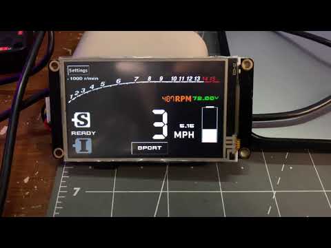ERT NXT Display “Motor Idling” Mid Drive Demo