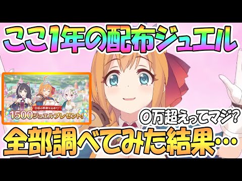 【プリコネR】ここ1年間で運営から貰えたジュエルだけでガチャ天井できたってマジ？【プリンセスコネクト！Re:Dive】