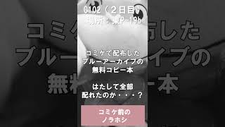 【DL同人】コミケでブルアカの無料コピー本を配った結果 #shorts