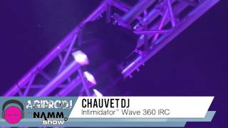 CHAUVET DJ INTIMIDATOR WAVE 360 IRC Rotating Four-Head Moving Light Array in action - learn more