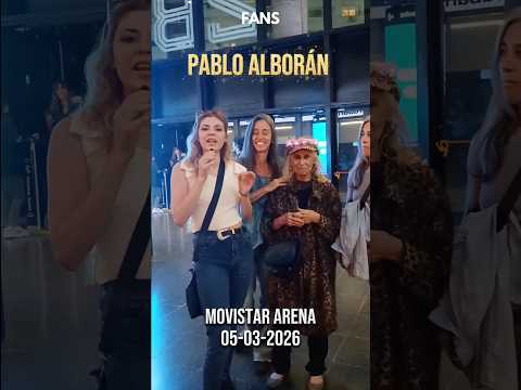 PABLO ALBORÁN CONQUISTÓ EL MOVISTAR ARENA 🎤✨