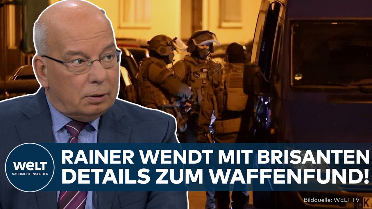 REMSCHEID: "Darauf deutet vieles hin" – Rainer Wendt mit brisanten Details zum Waffenfund!