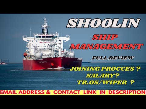 SHOOLIN SHIP MANAGEMENT FULL DETAILS !JOINING PROCESS & SALARY! EMAIL & CONTACT LINK IN DESCRIPTION