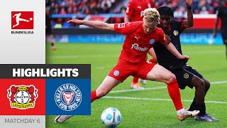 Kiel Fights For a Point! | Bayer 04 Leverkusen — Holstein Kiel 2-2 | Highlights | MD 6 – Bundesliga