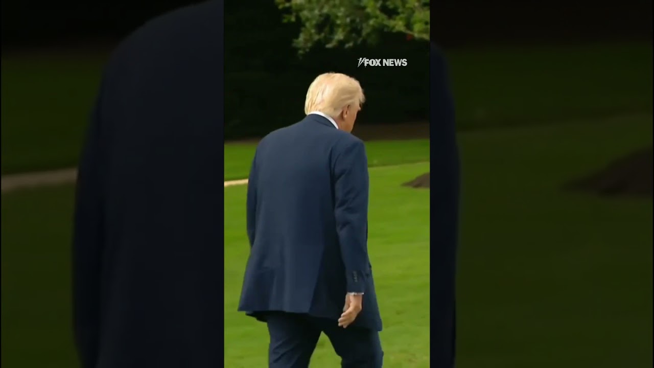 WATCH: Trump returns to the White House after a routine medical exam #shorts #trump #usa #new #news