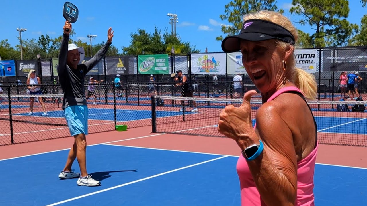 Crazy Behind the Back Overhead Shot! Pickleball US Open 2024