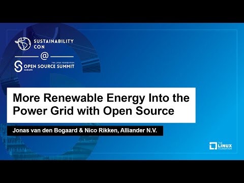 More Renewable Energy Into the Power Grid with Open Source - Jonas van den Bogaard & Nico Rikken
