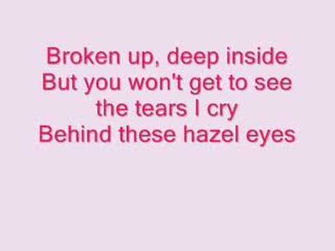 Kelly Clarkson- Behind These Hazel Eyes (lyrics)