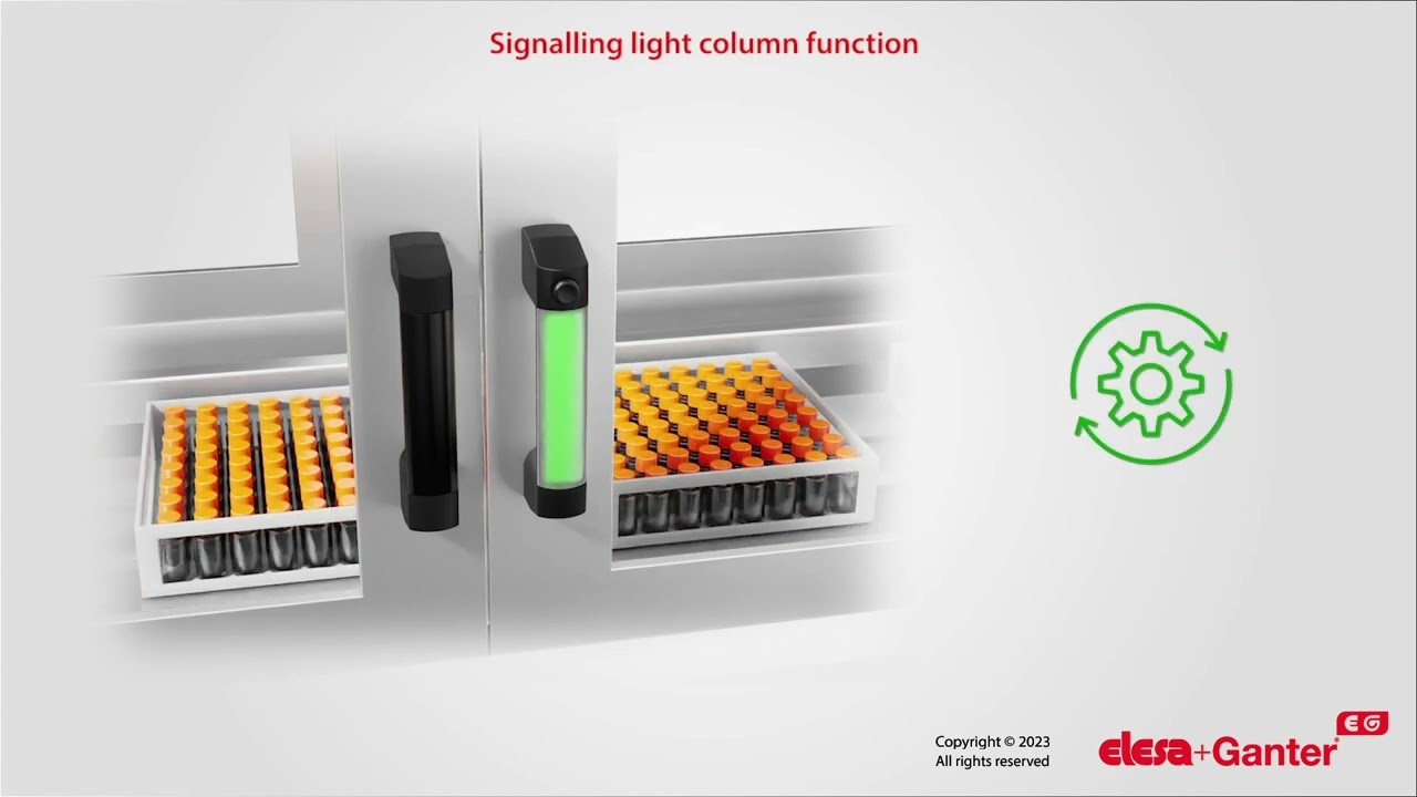M.2000-SWM Mânere cu întrerupător electric monostabil și indicator luminos cu LED video