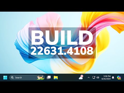 New Windows 11 Build 22631.4108 – New Features in the Release Preview Channel for 23H2