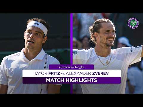 A flawless performance 👌 | Taylor Fritz vs Alexander Zverev | Highlights | Wimbledon 2026