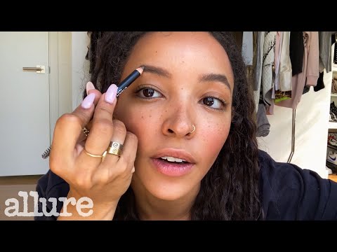 Tinashe's 10 Minute Beauty Routine For Perfect Eyebrows & Blush | Allure