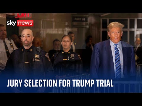 Watch live from New York as jury selection for Donald Trump's hush money trial resumes