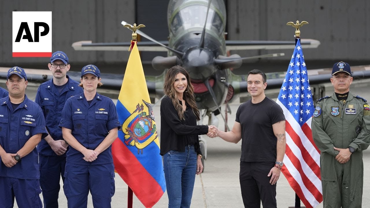 Kristi Noem in Ecuador to discuss opening US military bases in the Pacific