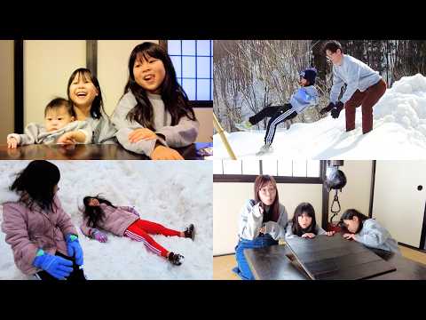 【雪が恋しい…】娘の願いを叶えに行ったら大変なことになった【岐阜旅vlog】