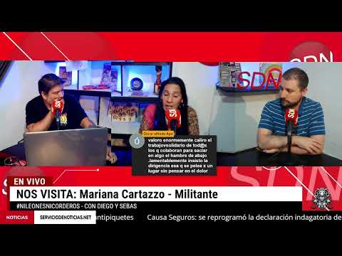 Mariana Cartazzo, militante de Patria Grande y X una Argentina Grande, charló con Diego Y Sebas