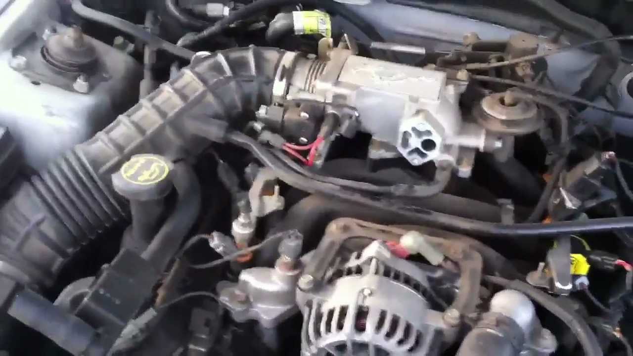 Cleaning the Idle Air Control Valve on a Ford - YouTube 2002 mustang gt engine diagram 