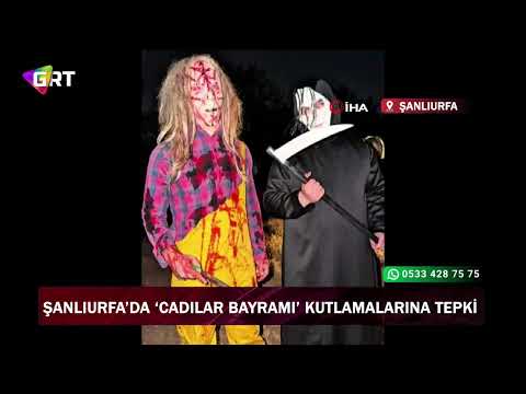 Şanlıurfa'da 'cadılar bayramı' kutlamalarına tepki