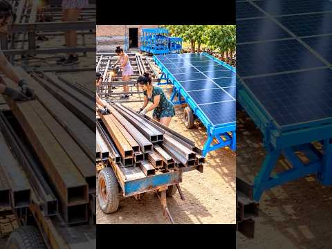 Amazing Handmade Solar Trolley for Water Pumps | Incredible Engineering Skills
