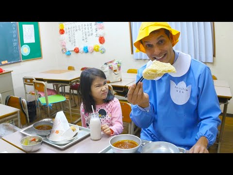 World's Best School Lunch ? ONLY in JAPAN