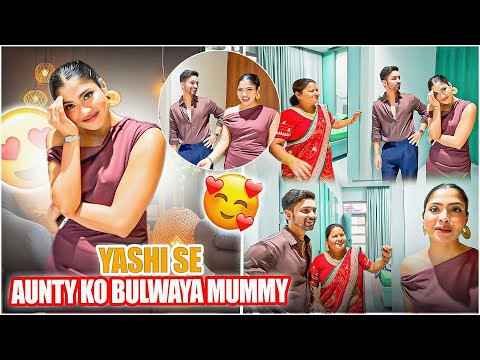 Aunty nahi Mummy bolna padega abse 