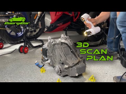 Electric Honda Beat Conversion - Episode 5 - 3D Scanning the Energica Parts