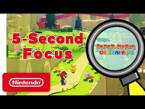 Test Your 5-Second Focus with Paper Mario: The Origami King