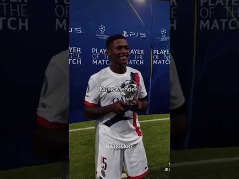 Nuno Mendes cook Barça #nunomendes #psg #paris #championsleague #youtubeshorts #football #mendes