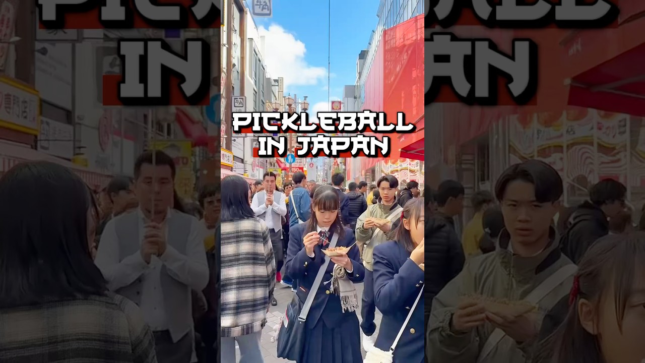 Pickleball in Japan. 🇯🇵
