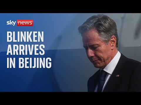 Antony Blinken becomes first top US diplomat to visit China in five years