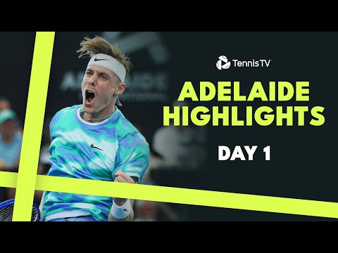 Shapovalov Takes On Zhang; Davidovich Fokina & More Feature | Adelaide 2025 Day 1 Highlights