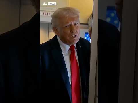 Trump 'didn't want' Khan at state visit #SkyNews