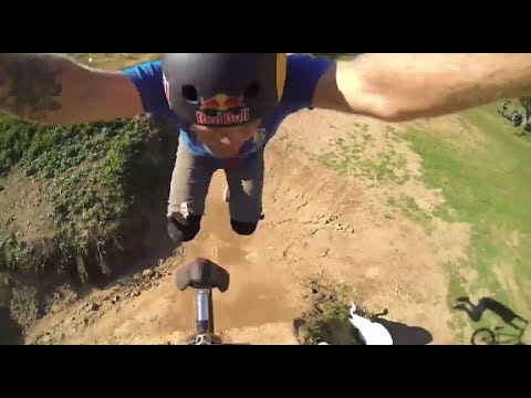 Huckers POV Through a BMX Trail Loop 