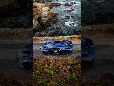THE BUGATTI DESTRIER: A MASTERPIECE OF PURE ELEGANCE ON CALIFORNIA'S COASTLINE