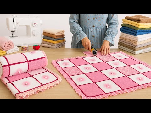 Don’t Throw Away Your Old Towels – Make Beautiful Home Ideas!