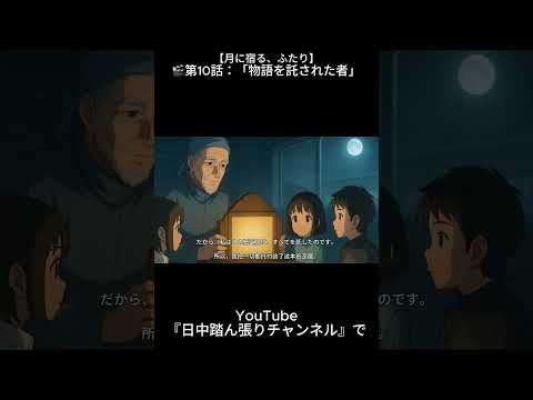 🟦青いタオルのおじいさん編最終話:「物語を託された者」#月に宿るふたり #日中友好アニメ