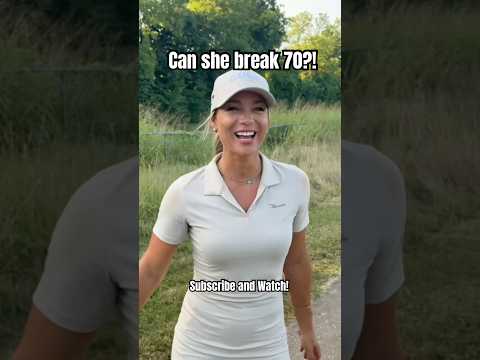 Cass tries to break 70! New Series Starts Now! #golf #golfswing #sports #fitness #girls #athlete