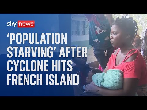 Rescue workers search Mayotte for survivors as islanders 'starving' amid food shortages