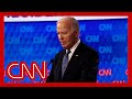 Biden says bad debate performance was ‘nobody’s fault but mine’