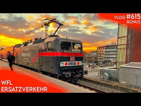 Der Glückauf-Bahn-Ersatzverkehr der WFL mit DR-Dosto und BR143 | TripReport | Vlog 615 Bonus
