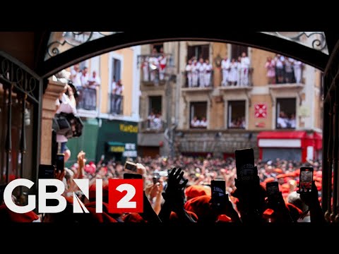 WATCH: First bull run takes place at Pamplona's annual San Fermin festival