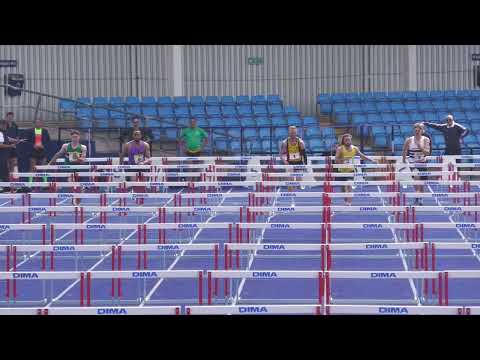 110m hurdles men A string National Athletics League at Sports City Manchester 4th June 2022