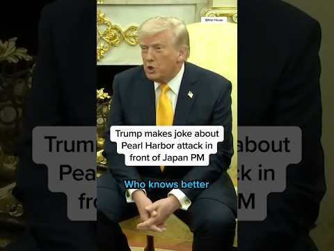 Trump makes joke about Pearl Harbor attack in front of Japan PM