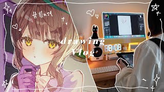 Vlog┊イラストを描く2日間🎨久しぶりのゲーム🎮セボンスターで女児返りする💍✨