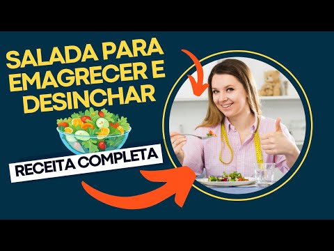 Salada Para Emagrecer e Desinchar - Receita Completa da Salada Detox Power!