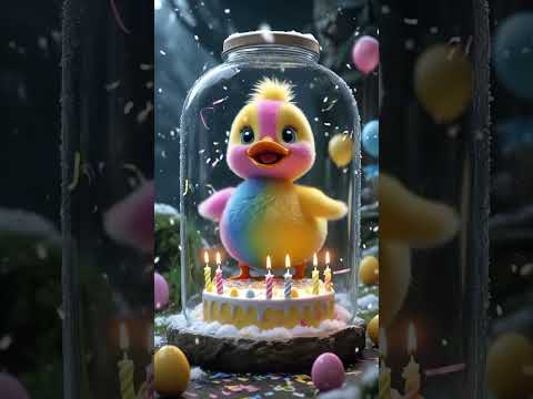 ✨❤️🍰🎂 happy birthday to you ✨❤️🍰🎂 #happybirthday #birthdaycake #duckstory #funny #cute #cartoon