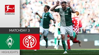 SV Werder Bremen — 1. FSV Mainz 05 4-0 | Highlights | Matchday 3 – Bundesliga 2023/24